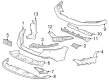 Diagram for Honda Accord Hybrid Bumper - 04711-30A-A00ZZ