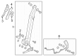 Diagram for 2023 Honda CR-V Hybrid Seat Belt Buckle - 04816-3A0-A70ZA