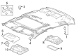 Diagram for Honda Accord Hybrid Sun Visor Clip - 88217-T6G-003ZC