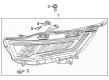 Diagram for 2023 Honda Odyssey Headlight - 33100-THR-A41