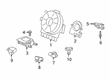 Diagram for Honda Passport Air Bag Control Module - 77960-TGS-A11