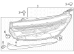 Diagram for 2024 Honda CR-V Hybrid Headlight - 33150-3A0-A03