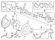 Diagram for Honda HR-V Brake Pad Set - 43022-3W0-A01