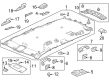 Diagram for 2023 Honda Pilot Sun Visor - 83280-T90-A11ZA