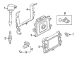 Diagram for Honda Engine Control Module - 37820-64S-A54