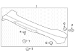 Diagram for Honda CR-V Spoiler - 74950-3A0-A21ZH
