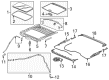 Diagram for 2023 Honda Ridgeline Sun Visor - 70600-TZ5-A03ZD