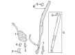 Diagram for Honda CR-V Tailgate Lift Support - 74981-3A0-A51
