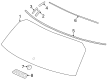 Diagram for Honda CR-V Windshield - 73211-3A0-A11