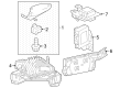 Diagram for 2023 Honda Pilot Antenna - 8A150-T90-A01ZB