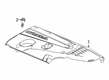 Diagram for Honda Civic Engine Cover - 12500-5BF-A03