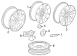 Diagram for Honda Pilot Rims - 42700-T90-A11