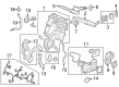 Diagram for Honda Pilot Heater Core - 79115-TYA-A41