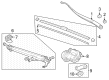 Diagram for Honda Pilot Wiper Blade - 76630-T90-A01
