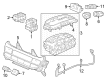 Diagram for Honda Pilot A/C Switch - 79650-T90-A91ZA