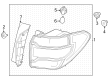 Diagram for Honda Pilot Tail Light - 33500-T90-A01
