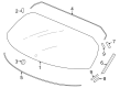 Diagram for Honda HR-V Windshield - 73211-3W0-306