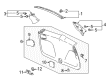 Diagram for Honda CR-V Lift Support - 74961-TLA-306