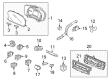 Diagram for Honda Ridgeline Blower Control Switches - 79600-T6Z-A94ZA