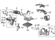 Diagram for Honda Civic Air Duct - 17256-64A-A00