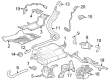 Diagram for Honda CR-V Hybrid Exhaust Heat Shield - 17318-3D0-A00