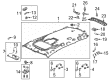 Diagram for Honda Odyssey Sun Visor - 83230-THR-A01ZC