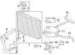 Diagram for Honda Civic Radiator - 19010-66V-A01