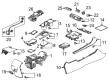 Diagram for Honda Consoles - 83433-T43-J31ZA