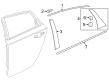 Diagram for 2023 Honda Accord Hybrid Door Moldings - 72950-30A-A01