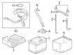 Diagram for Honda Battery Sensor - 38920-TBT-H01