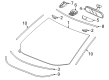Diagram for Honda HR-V Windshield - 73111-T7W-315