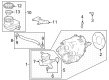 Diagram for Honda Accord Hybrid Brake Master Cylinder Reservoir - 46670-TVA-A00