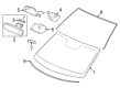 Diagram for 2024 Honda Pilot Car Mirror - 76400-T90-A01