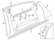 Diagram for 2023 Honda CR-V Hybrid Door Moldings - 75313-3A0-A01