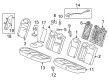 Diagram for 2022 Honda Civic Armrest - 82180-T20-A21ZA