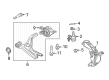 Diagram for 2022 Honda Civic Control Arm - 51350-T20-A00