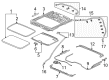 Diagram for 2023 Honda Odyssey Sun Visor - 70600-THR-A02ZA