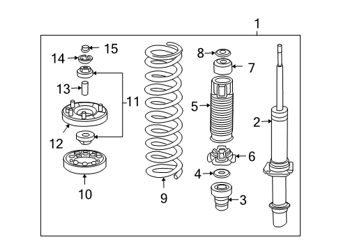 51401-SEC-A04 - Genuine Honda Front Spring