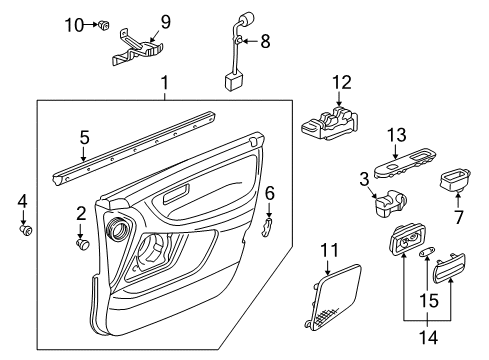 Panel R FR *YR356L* Diagram for 83510-S3V-A10ZB