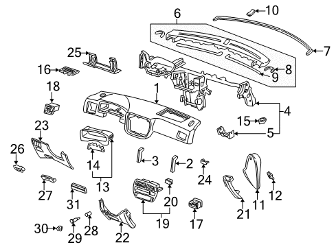 Clip,RR P*NH180L* Diagram for 91550-SH3-003YS