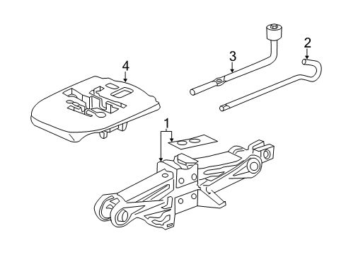Tool Box Diagram for 84541-TL2-A01
