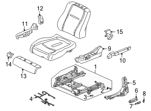 Knob *NH284L* Diagram for 35952-SM4-J61ZY