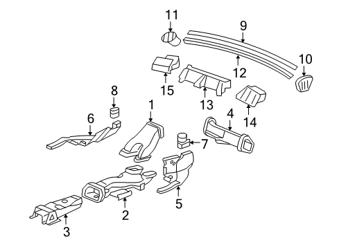 Garnish *YR292L* Diagram for 77475-SJA-A01ZC