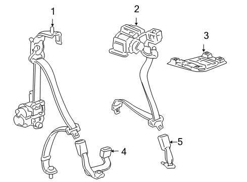 Outer St, Rear (Gray) Diagram for 04827-SHJ-A00ZC