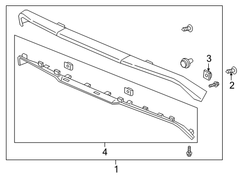 BOLT-WASHER (5X19) Diagram for 90140-TJB-A00