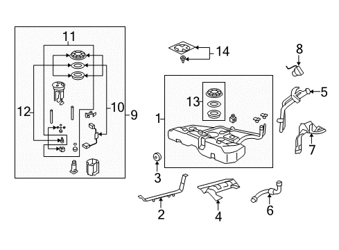 Cover, Fil Pipe Diagram for 17668-TA0-A01