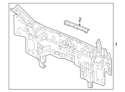 2022 Honda Accord PANEL, RR Diagram for 66100-T45-H00ZZ