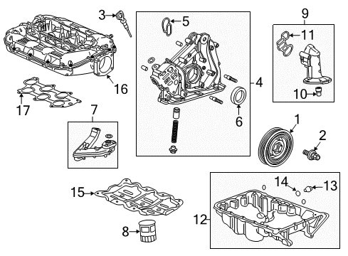 Digitallyページ 17105-R9P-A01 - Genuine Honda Gasket, In Mnfld
