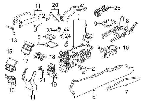 Panel *NH1072L* Diagram for 77298-TVA-A11ZA