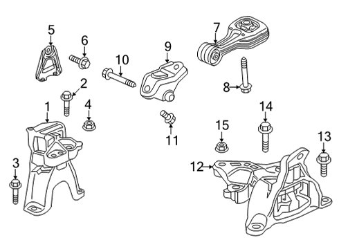 2022 Honda Accord TRANSMISSION ASSY Diagram for 20011-65N-M50